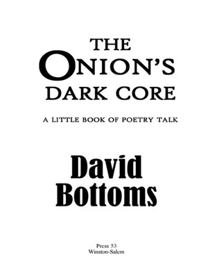 cover image of The onion's dark core